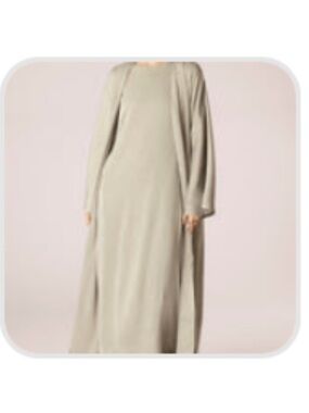 Veiled Maxi long sleeve dress with matching Abaya